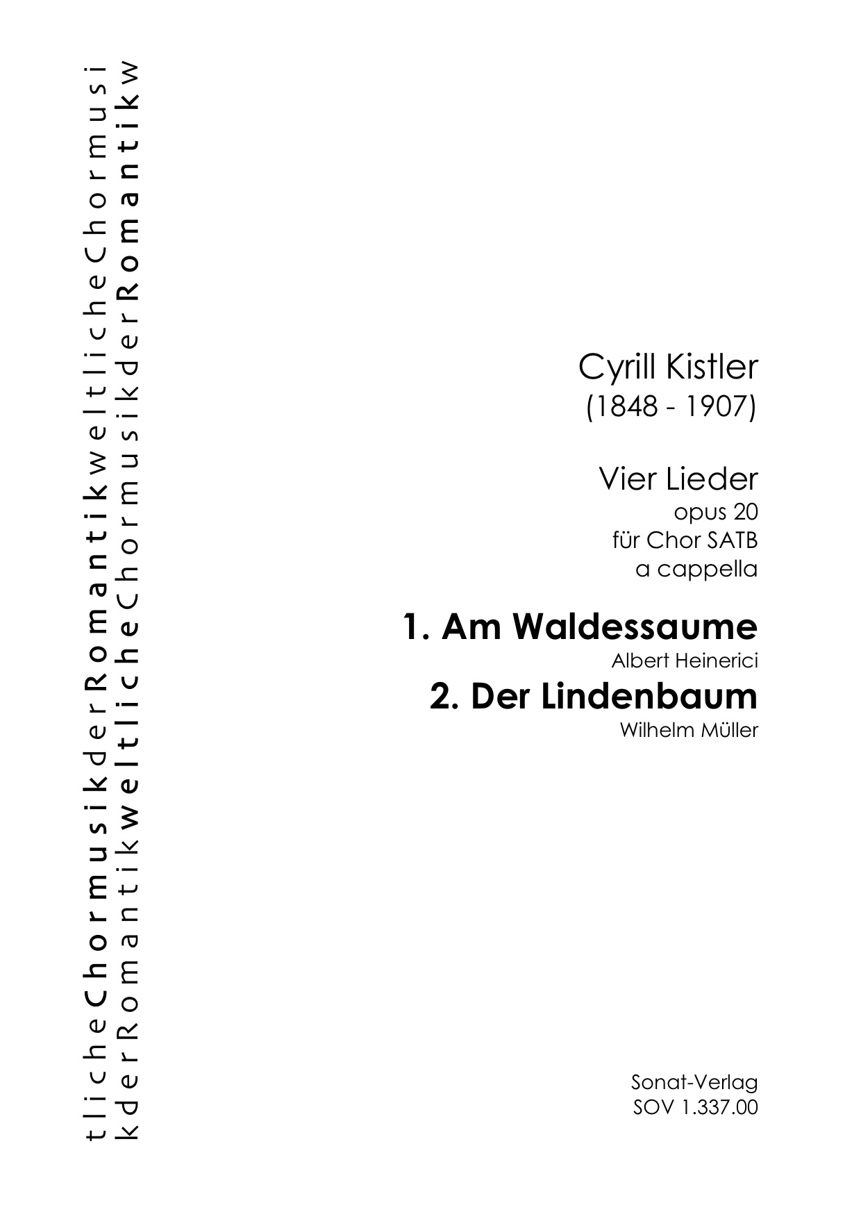 Kistler, C. (1848-1907): Am Waldessaume / Der Lindenbaum